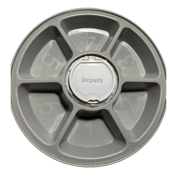 Depets Automatic 6 Meal Pet Feeder Programmable Digital Timer Battery Cat Or Dog - Picture 4 of 8